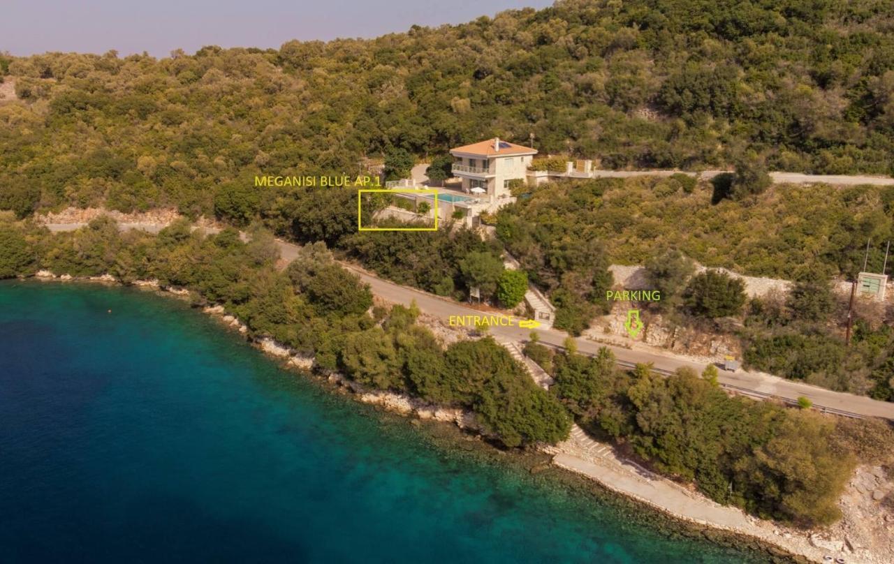 Meganisi Blue Apartment Spartokhórion Exterior foto